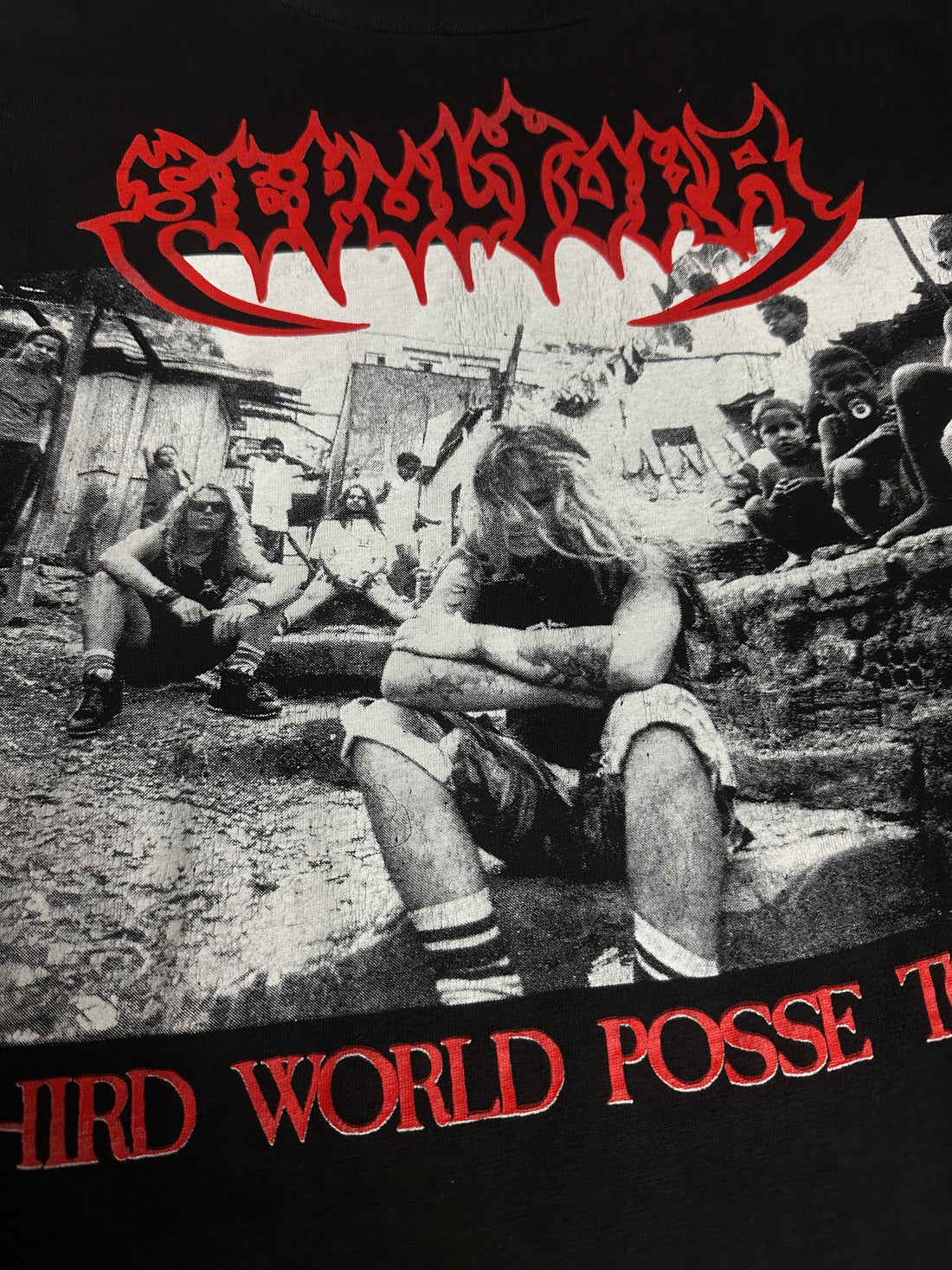 ヴィンテージ 1992 セパルトゥラ サード・ワールド・ポッセ ロングスリーブ