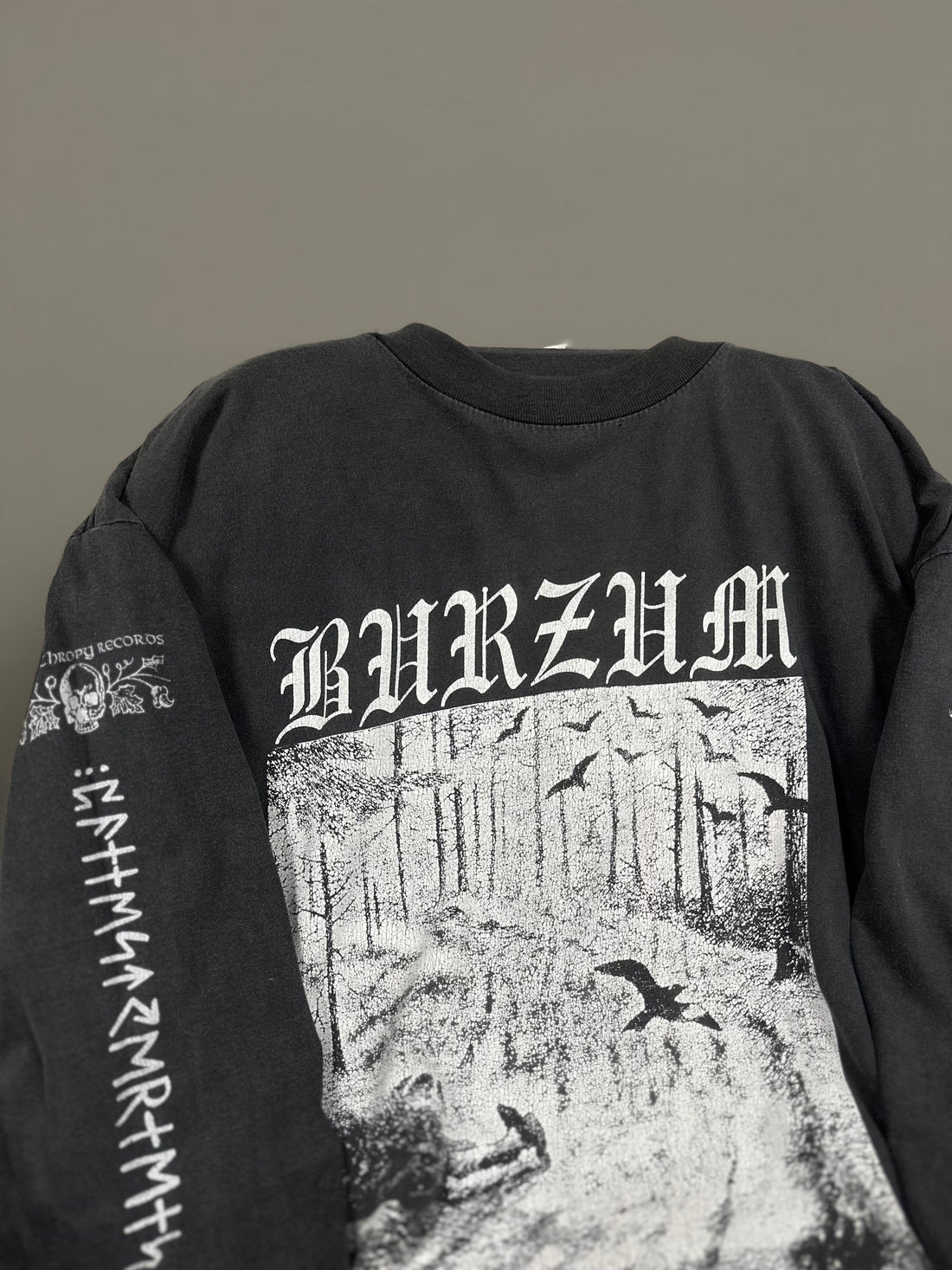 Vintage 1994 Burzum Hvis Lyset Tar Oss Longsleeve