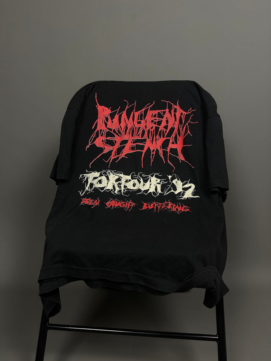 1991年ヴィンテージ「Pungent Stench Caught Buttering」Tシャツ