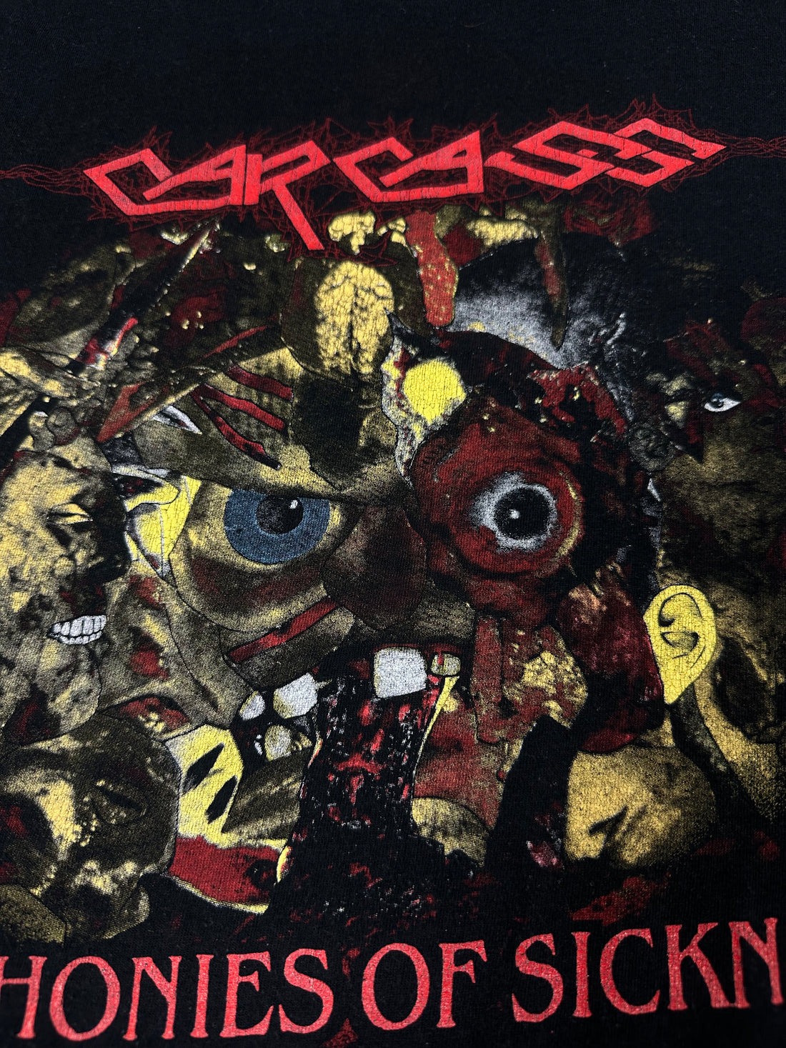 カーカス 1990 シンフォニーズ・オブ・シックネス ヴィンテージ Tシャツ タンクトップ