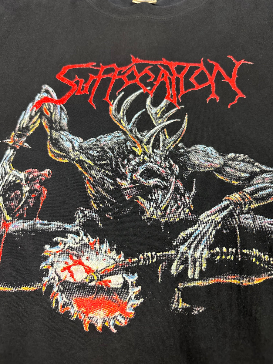 窒息 90年代 人間の排泄物 ヴィンテージ Tシャツ