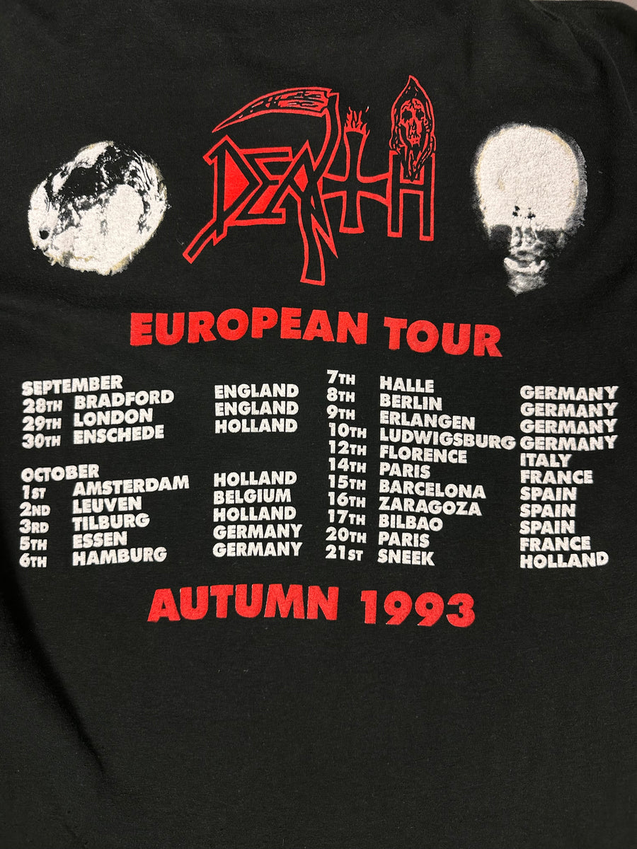 Death 1993 インディビジュアル・ソート・パターン ヴィンテージ ロングスリーブ