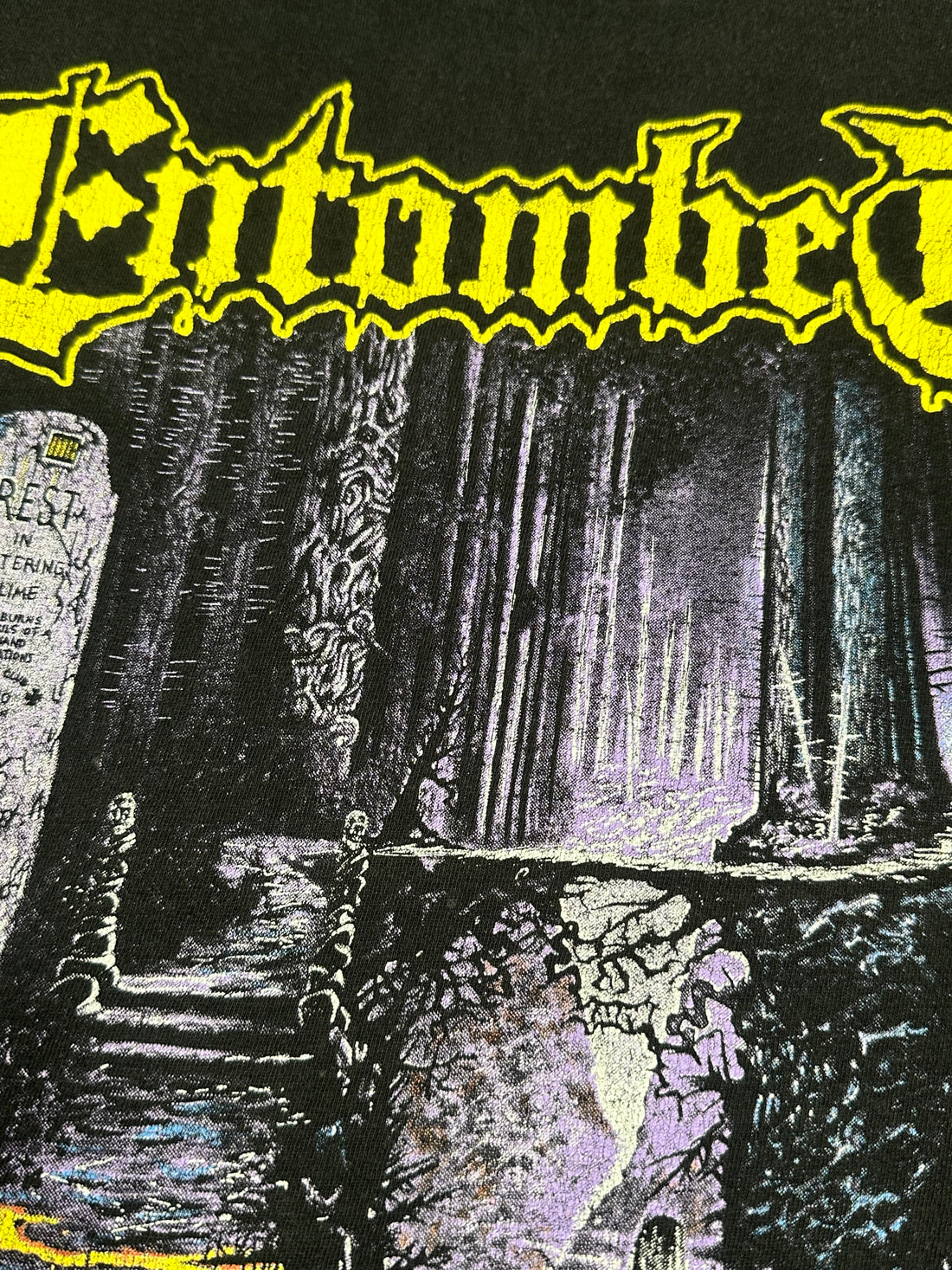 1990年ヴィンテージ エントゥームド レフト ハンド パス Tシャツ