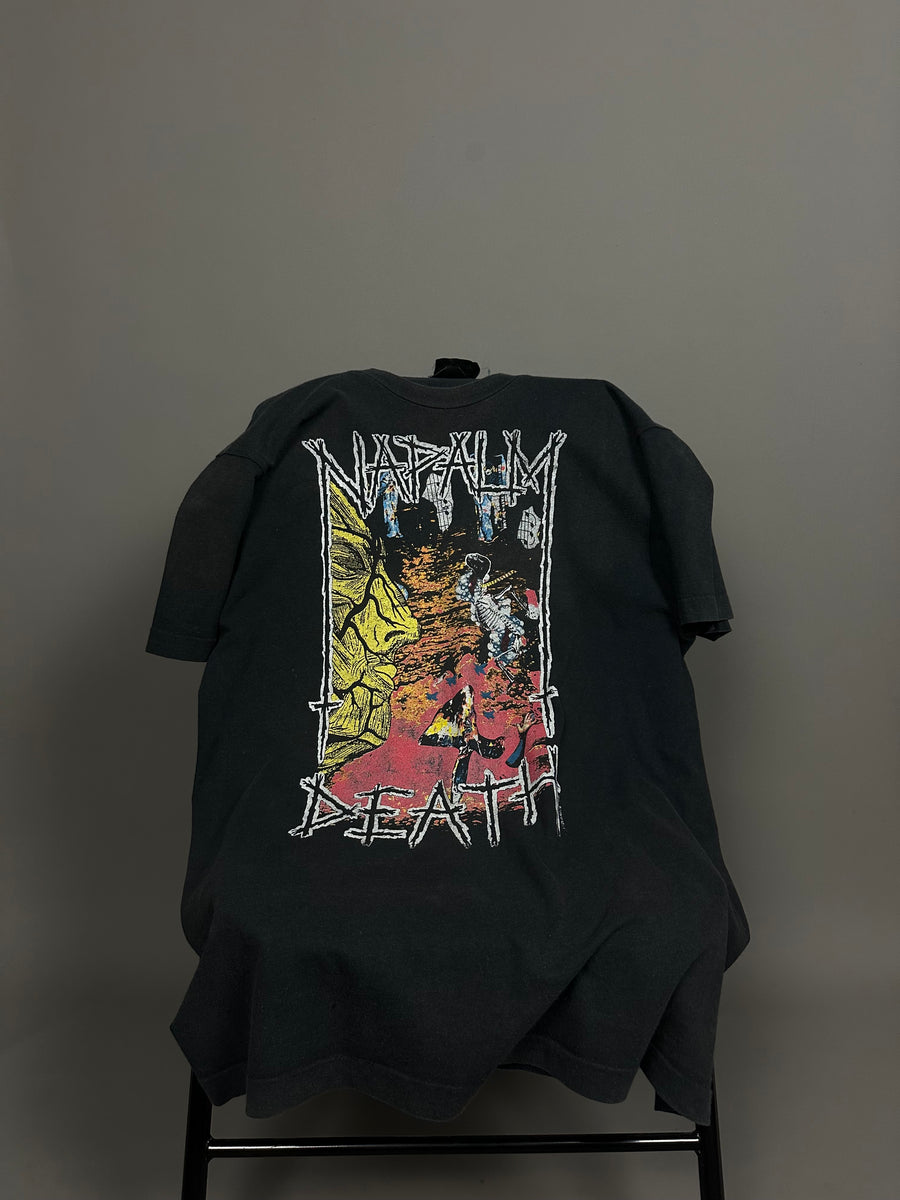 1990年製ヴィンテージ ナパーム・デス ハーモニー・コラプション Tシャツ