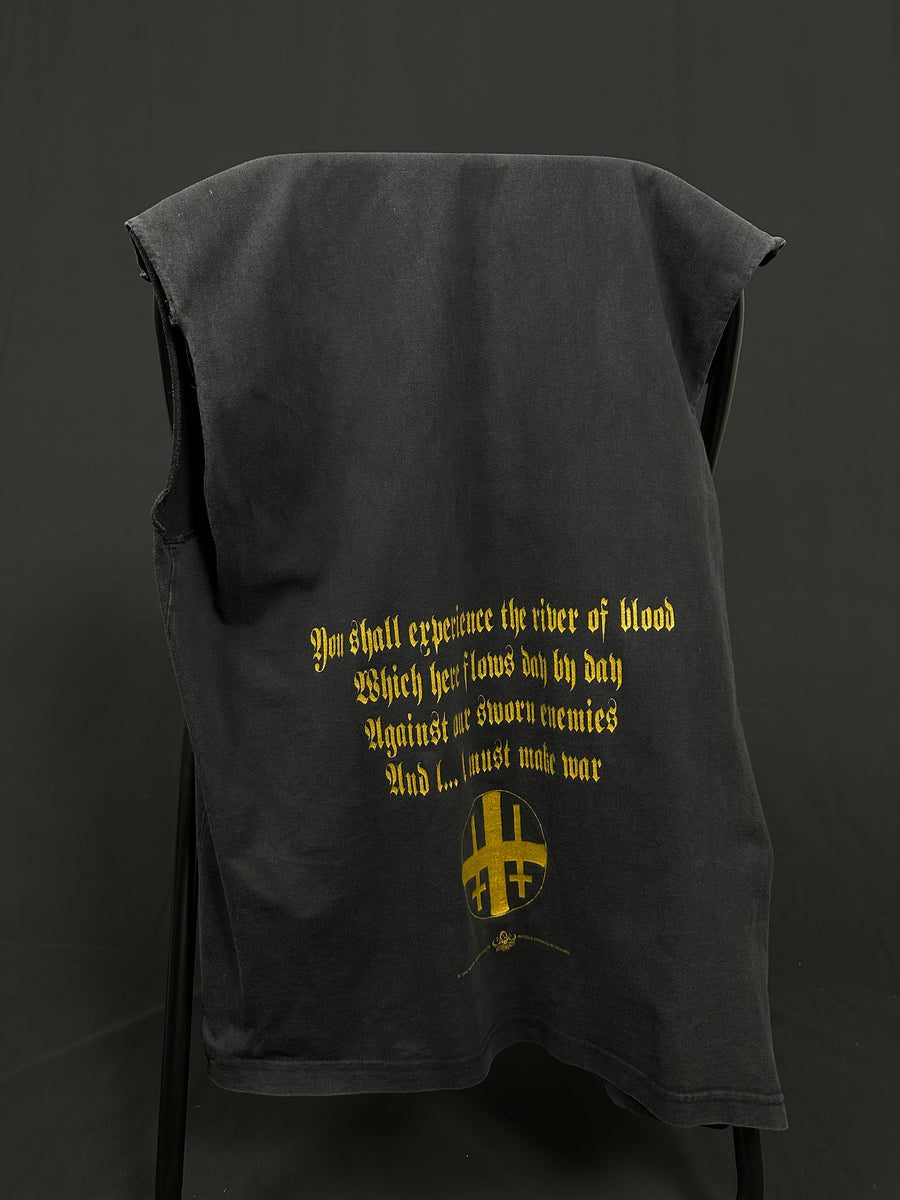 1998年製ヴィンテージ「メイヘム・リバー・オブ・ブラッド」ノースリーブTシャツ