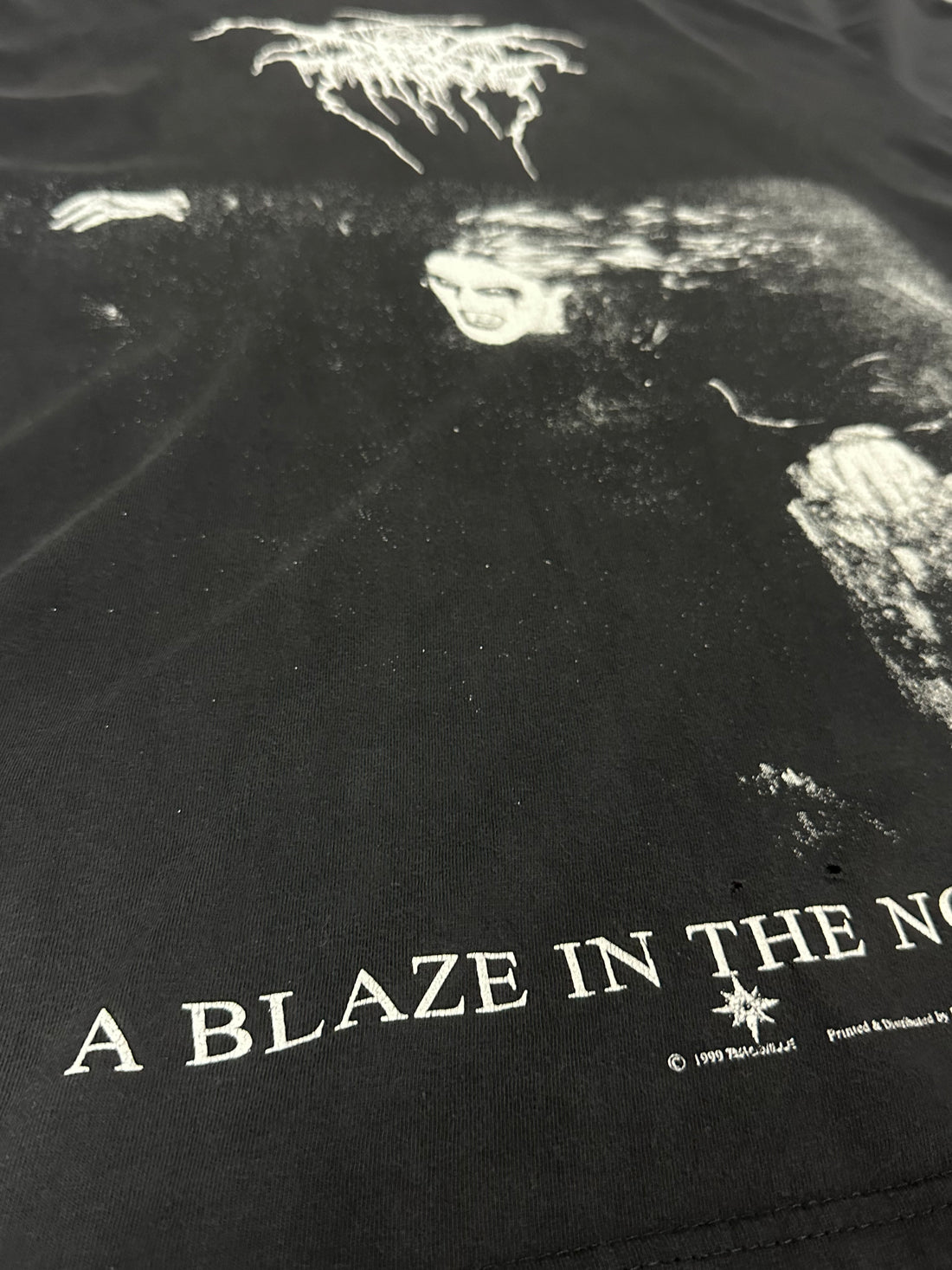 Vintage 1999 Darkthrone Blaze In The Northern Sky T-Shirt