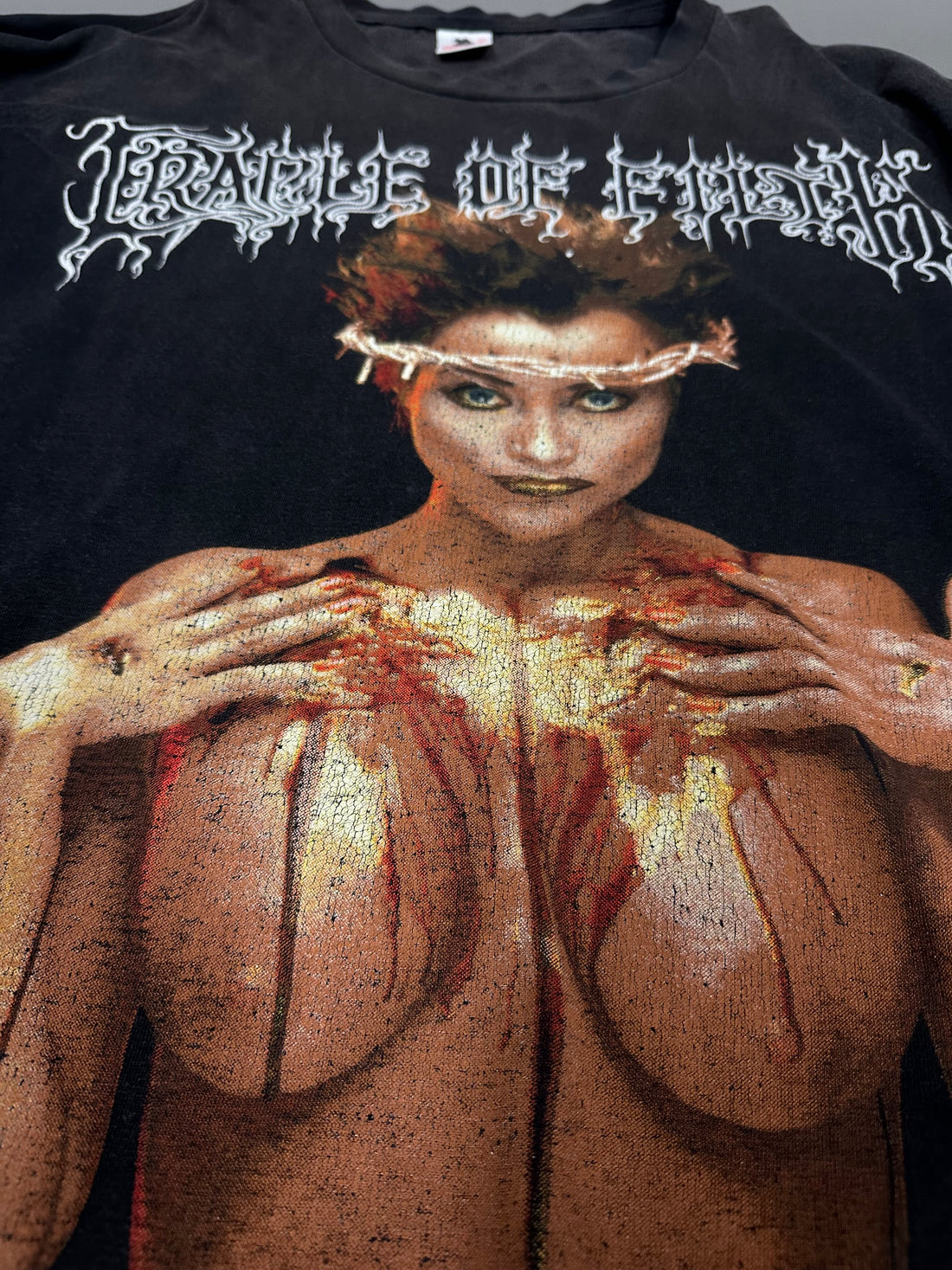 ヴィンテージ 1996 Cradle of Filth Praise The Whore ロングスリーブ