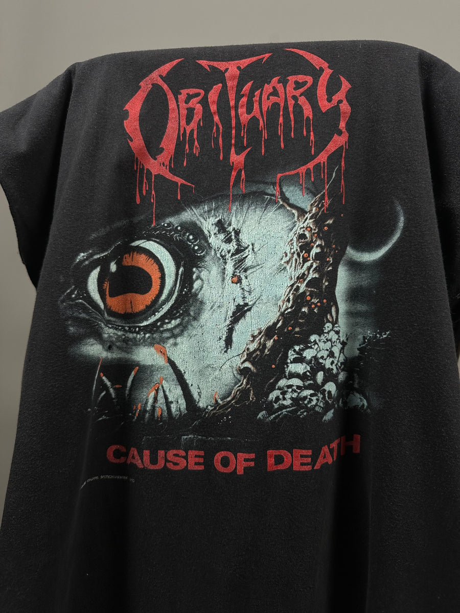 死亡記事 1990年 死因 ヴィンテージTシャツ タンクトップ