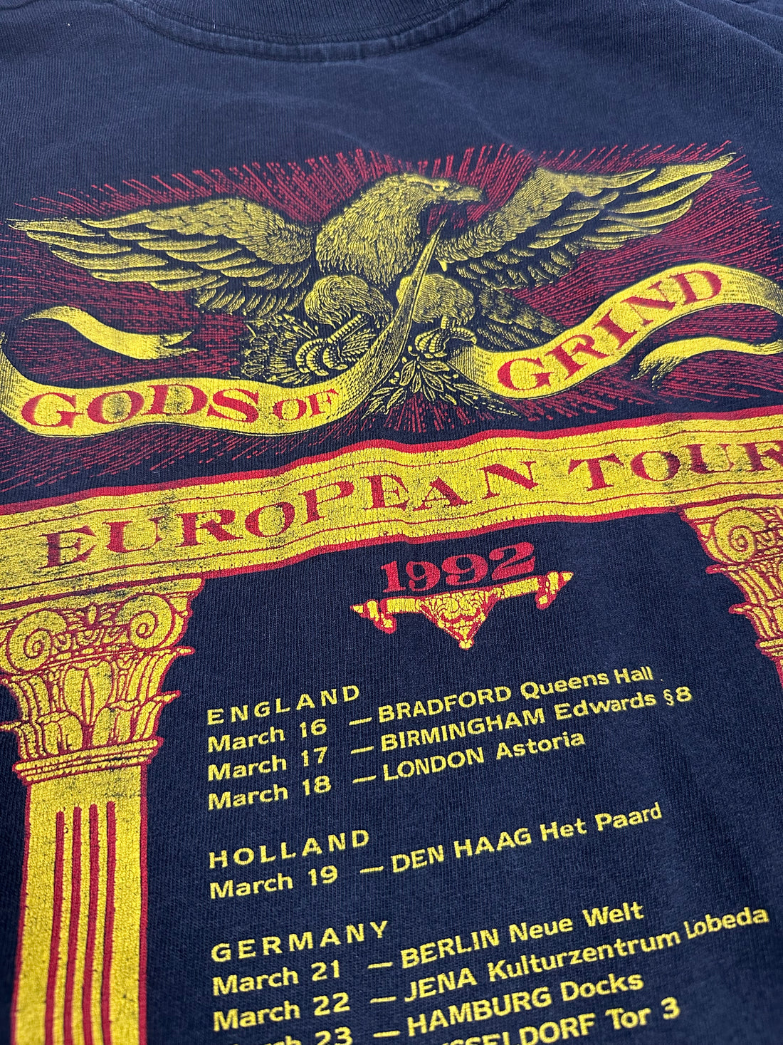 Vintage 1992 Carcass European Tour Longsleeve