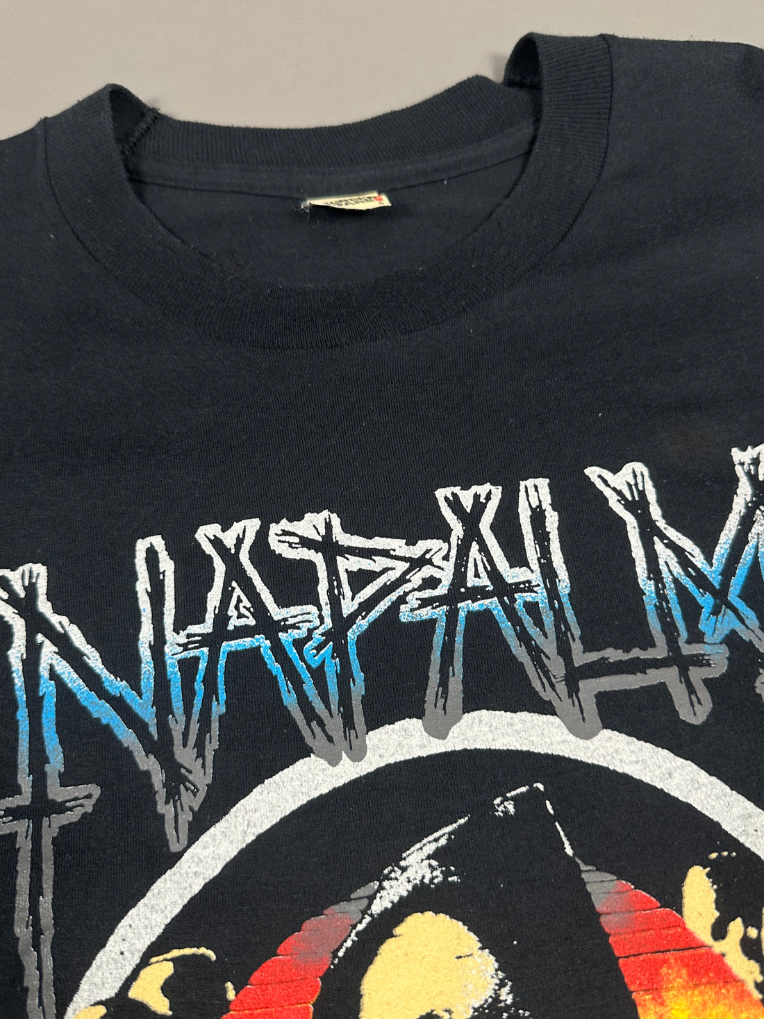 Vintage 1991 Napalm Death Grind Tour T-Shirt