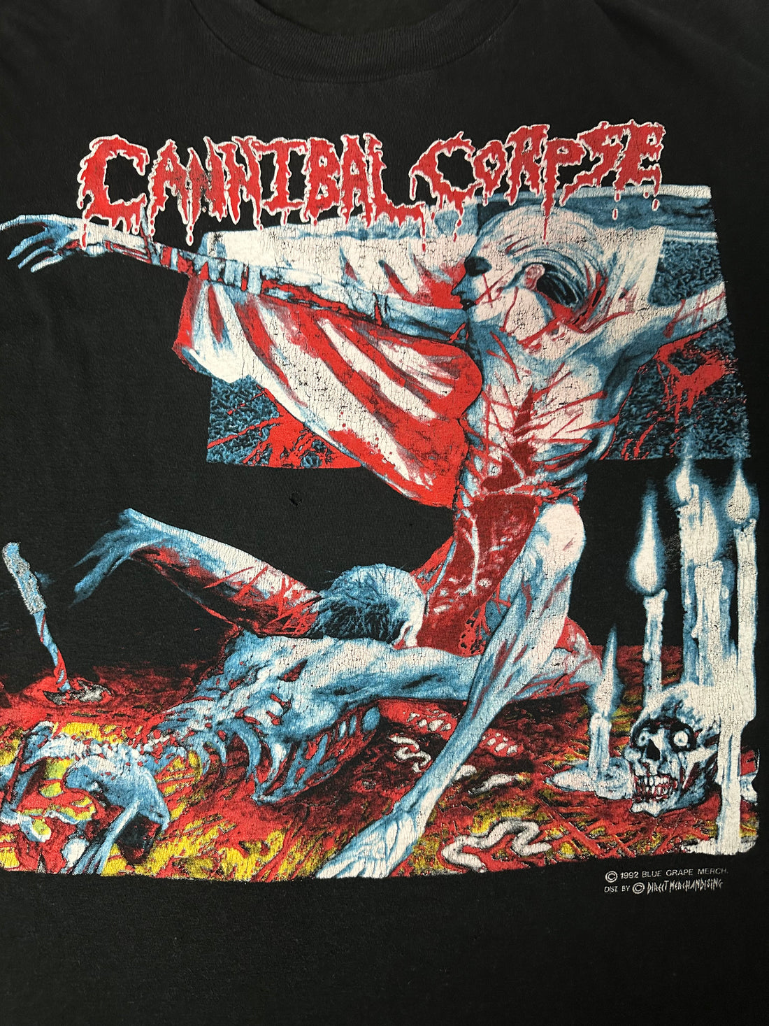 Vintage 1993 Cannibal Corpse Easter Festivals T-Shirt