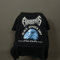 ヴィンテージ 1994 アモルフィス ブラック ウィンター デイ Tシャツ