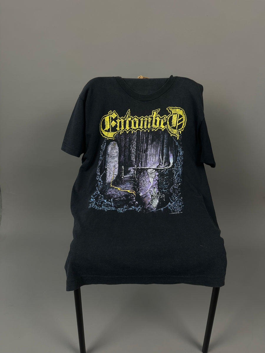 1990年ヴィンテージ エントゥームド レフト ハンド パス Tシャツ