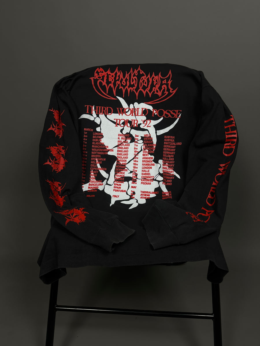 ヴィンテージ 1992 セパルトゥラ サード・ワールド・ポッセ ロングスリーブ