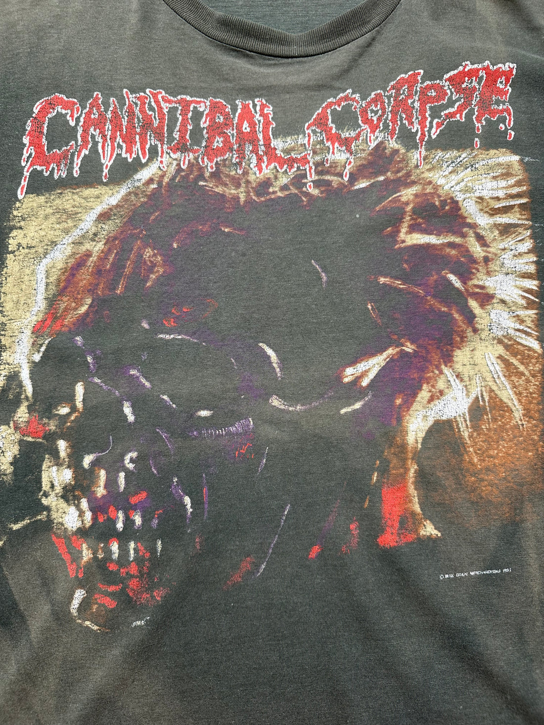 Vintage 1993 Cannibal Corpse T-Shirt