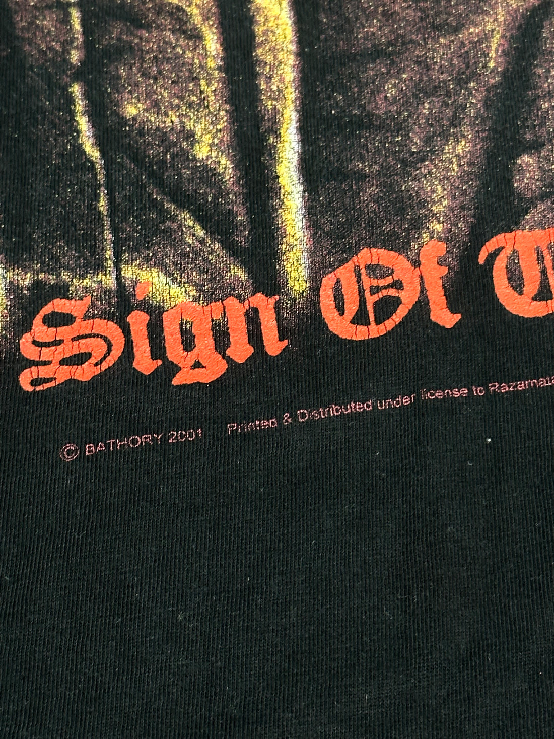 Vintage 2001 Bathory Black Mark Longsleeve