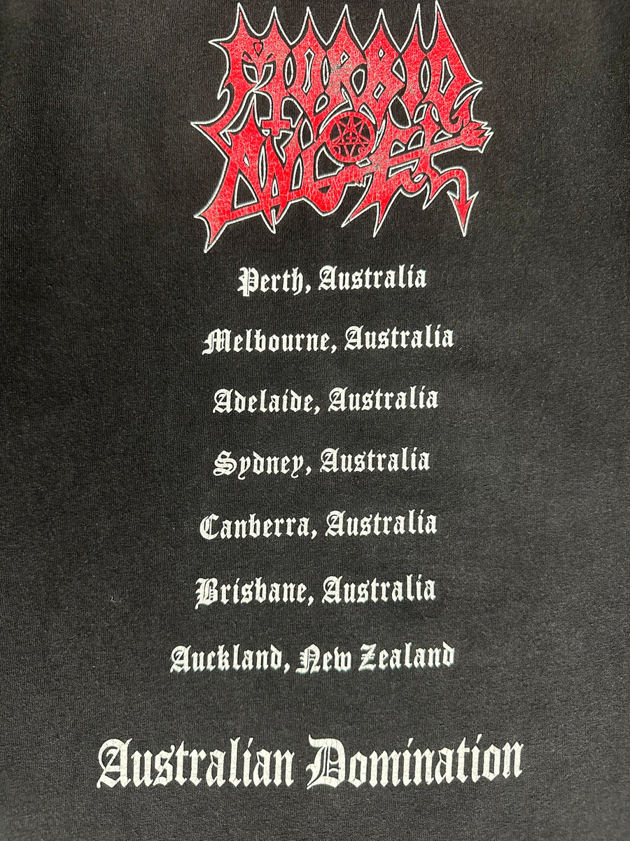 ヴィンテージ 1995 モービッド・エンジェル オーストラリアン・ドミネーション Tシャツ