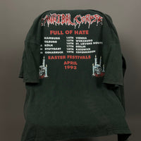 カンニバル・コープス 1993 フル・オブ・ヘイト イースター・フェスティバル ヴィンテージ Tシャツ