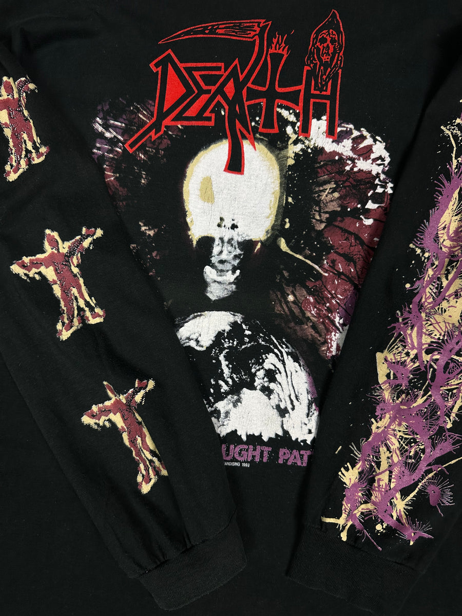 Death 1993 インディビジュアル・ソート・パターン ヴィンテージ ロングスリーブ