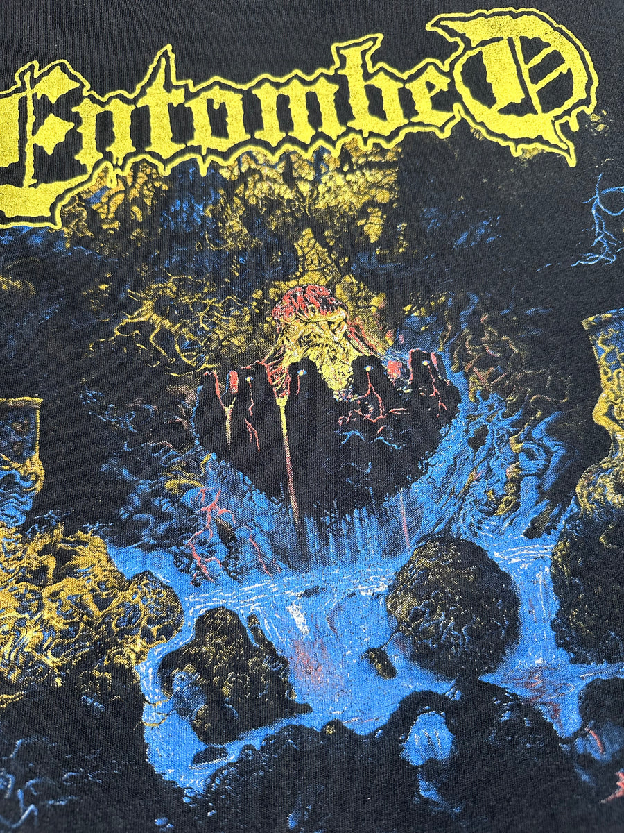 1991年ヴィンテージ「エントゥームド・クランデスティン」Tシャツ