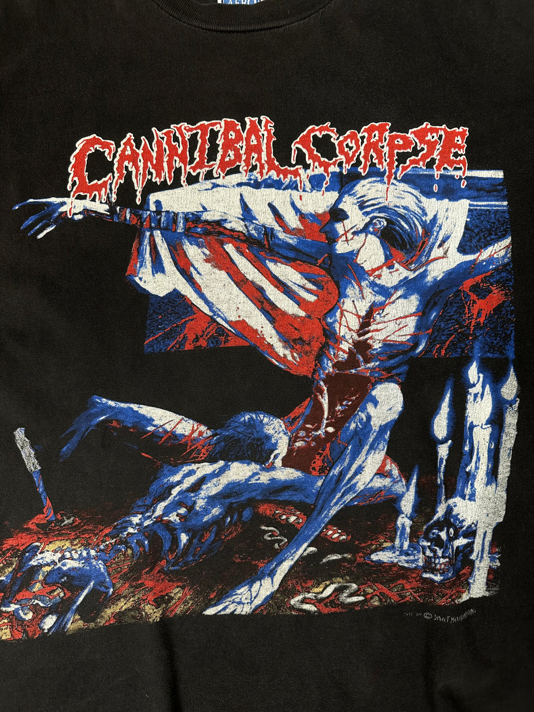 1992年ヴィンテージ カンニバル・コープス トゥーム・オブ・ザ・マルチレイテッド Tシャツ