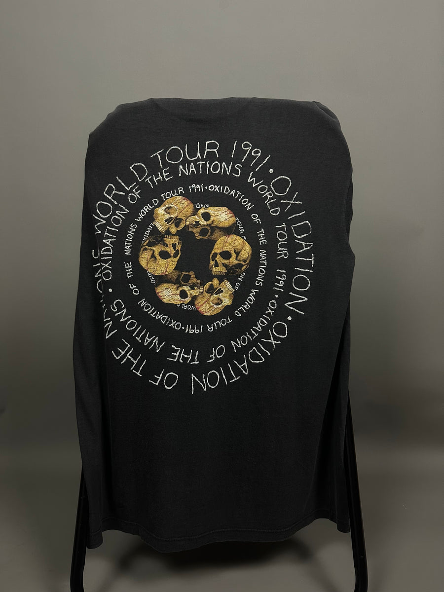 メガデス 1990 ワールドツアー ヴィンテージ Tシャツ