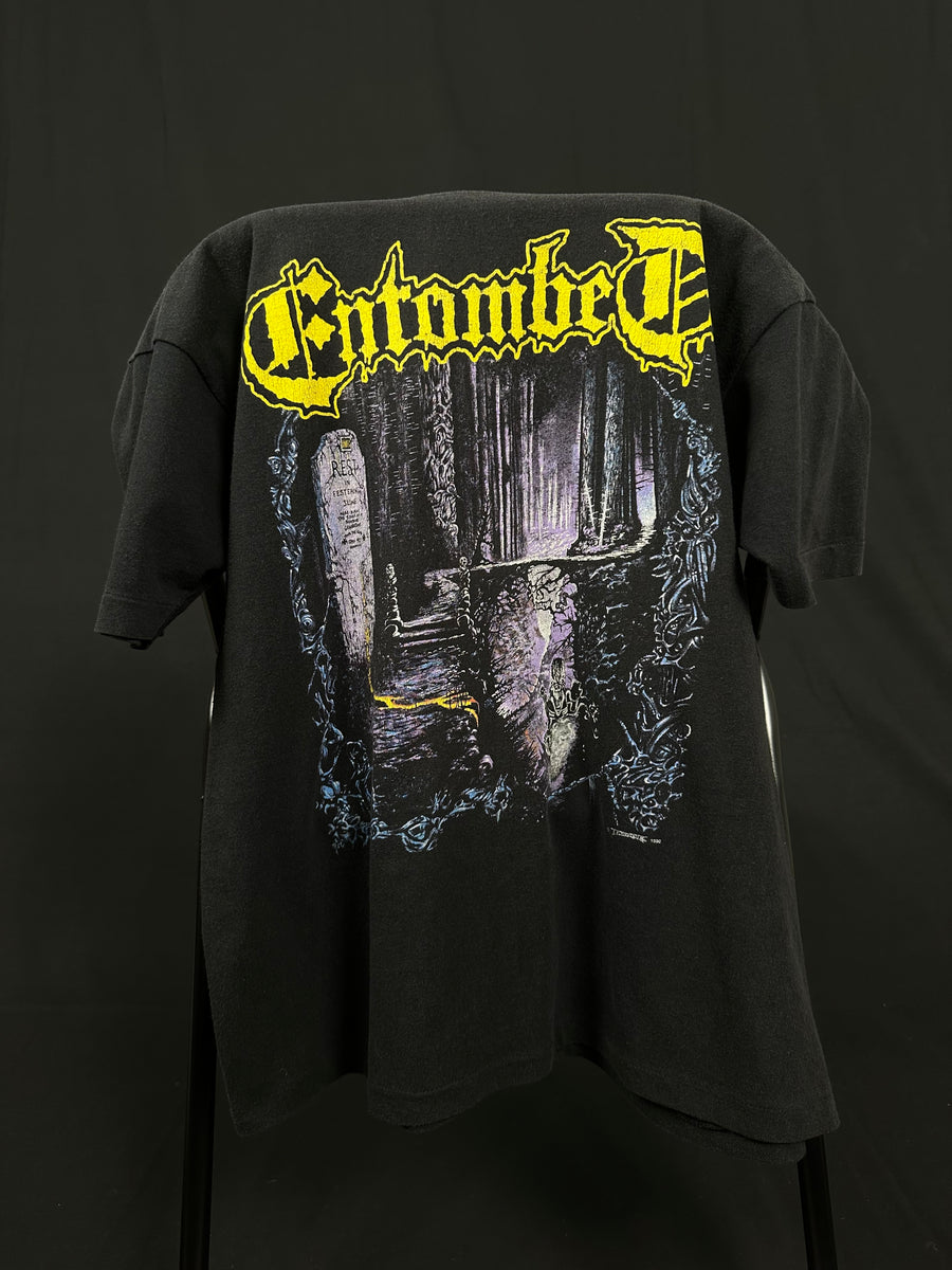 1990年ヴィンテージ エントゥームド レフト ハンド パス Tシャツ