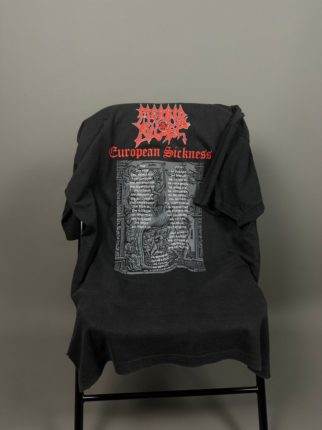 モービッド・エンジェル 1991 リーディング・ザ・ラッツ ヴィンテージ Tシャツ