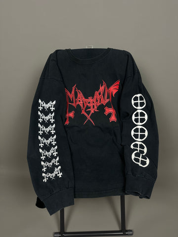Vintage 1998 Mayhem Black Metal Longsleeve