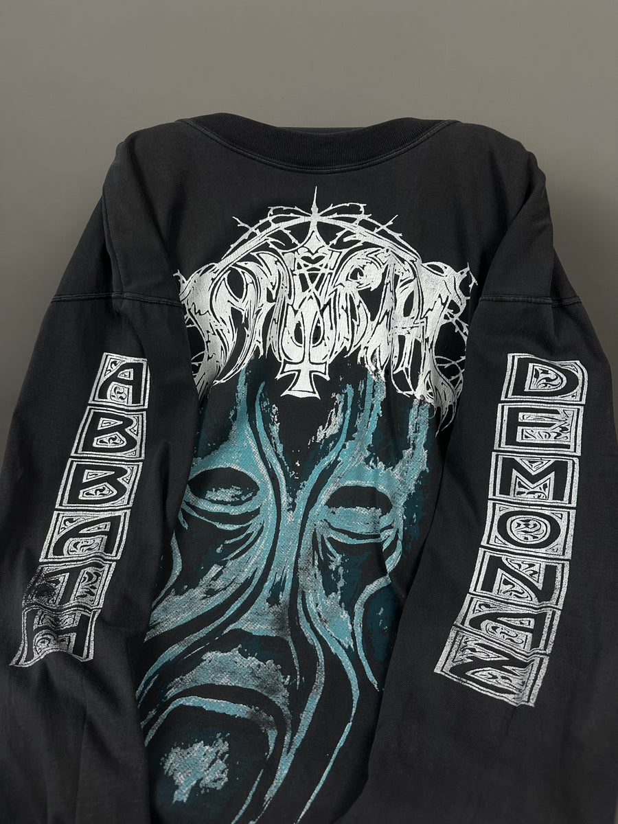 ヴィンテージ 1995 イモータル ブラック メタル ロングスリーブ