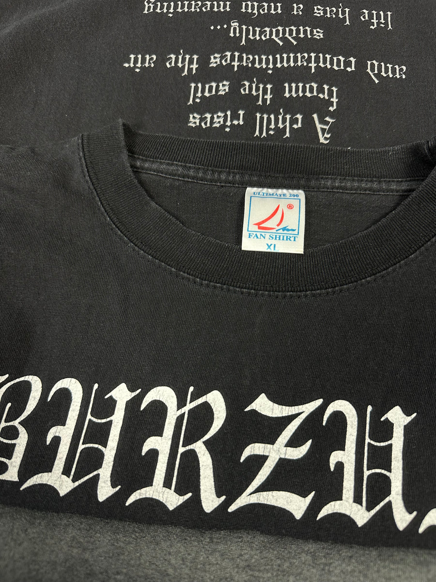 1990年代のヴィンテージ Burzum の「When Night Falls」Tシャツ