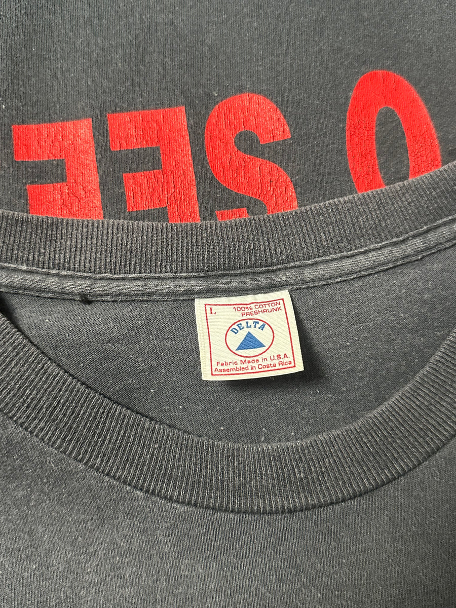 ヴィンテージ 1996 十字架上の死の長袖