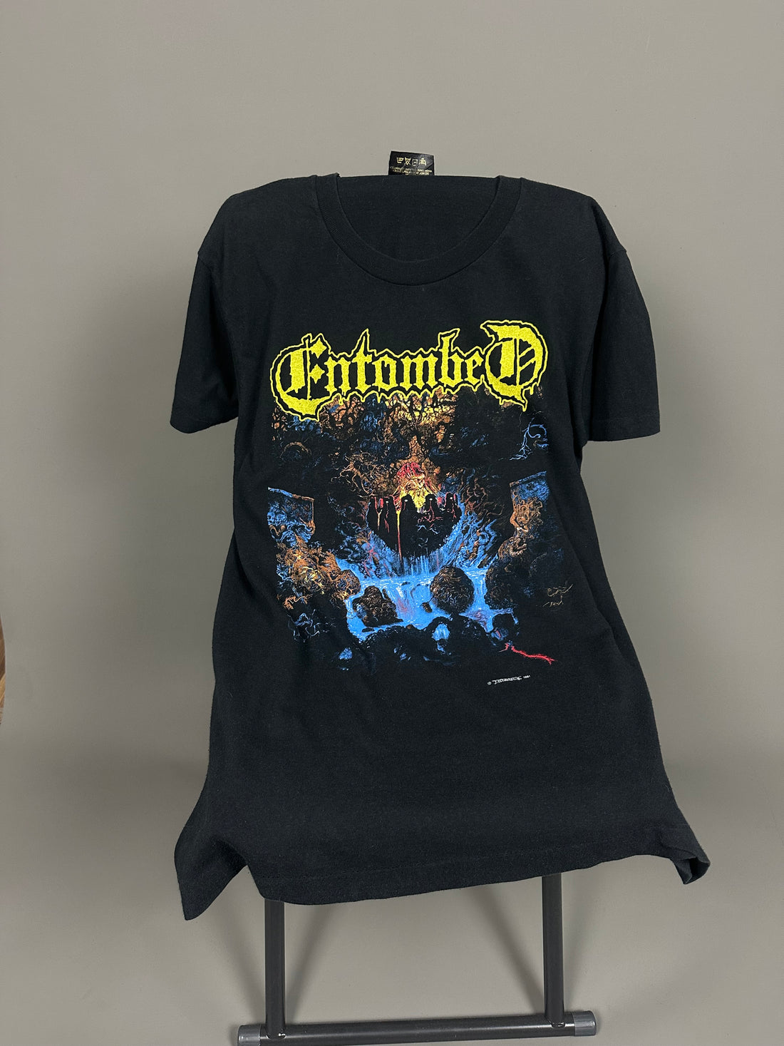Vintage 1991 Entombed Clandestine T-Shirt