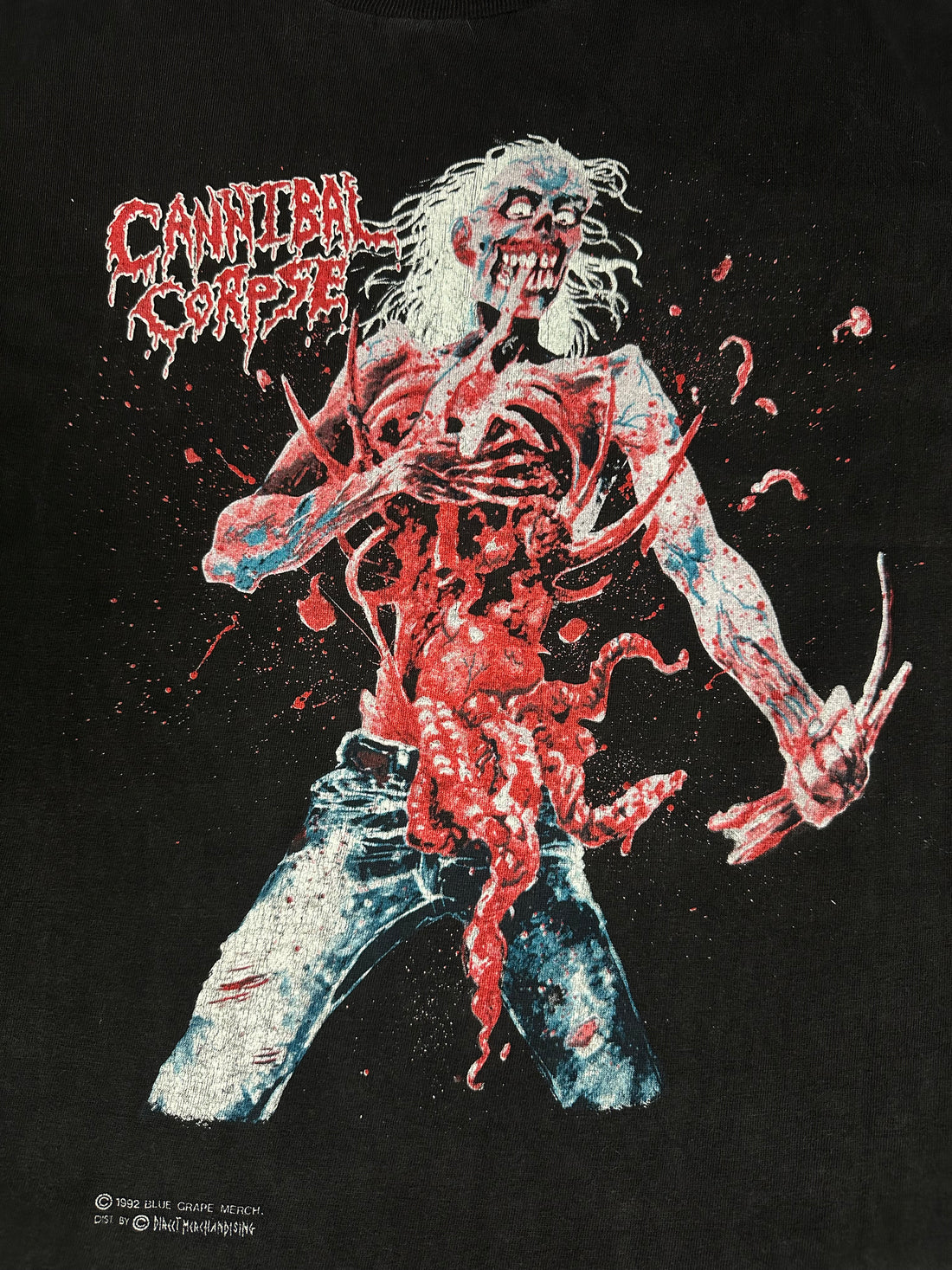 1992年ヴィンテージ カンニバル・コープス イートン バック・トゥ・ライフ Tシャツ