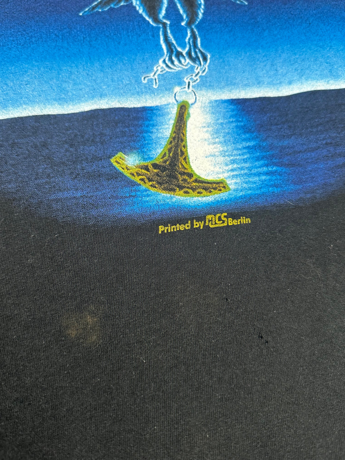 ヴィンテージ 1994 アモルフィス ブラック ウィンター デイ Tシャツ