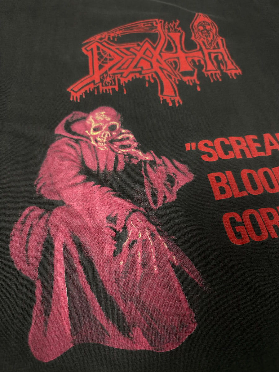 1992年ヴィンテージ デス・スクリーム ブラッディ・ゴア Tシャツ