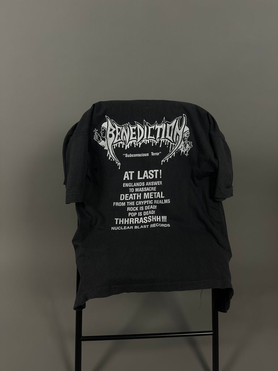 1990年ヴィンテージ ベネディクション サブコンシャス テラー Tシャツ