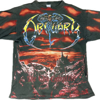 1993年ヴィンテージ 死亡記事 The End Complete Tシャツ（オールオーバープリント）