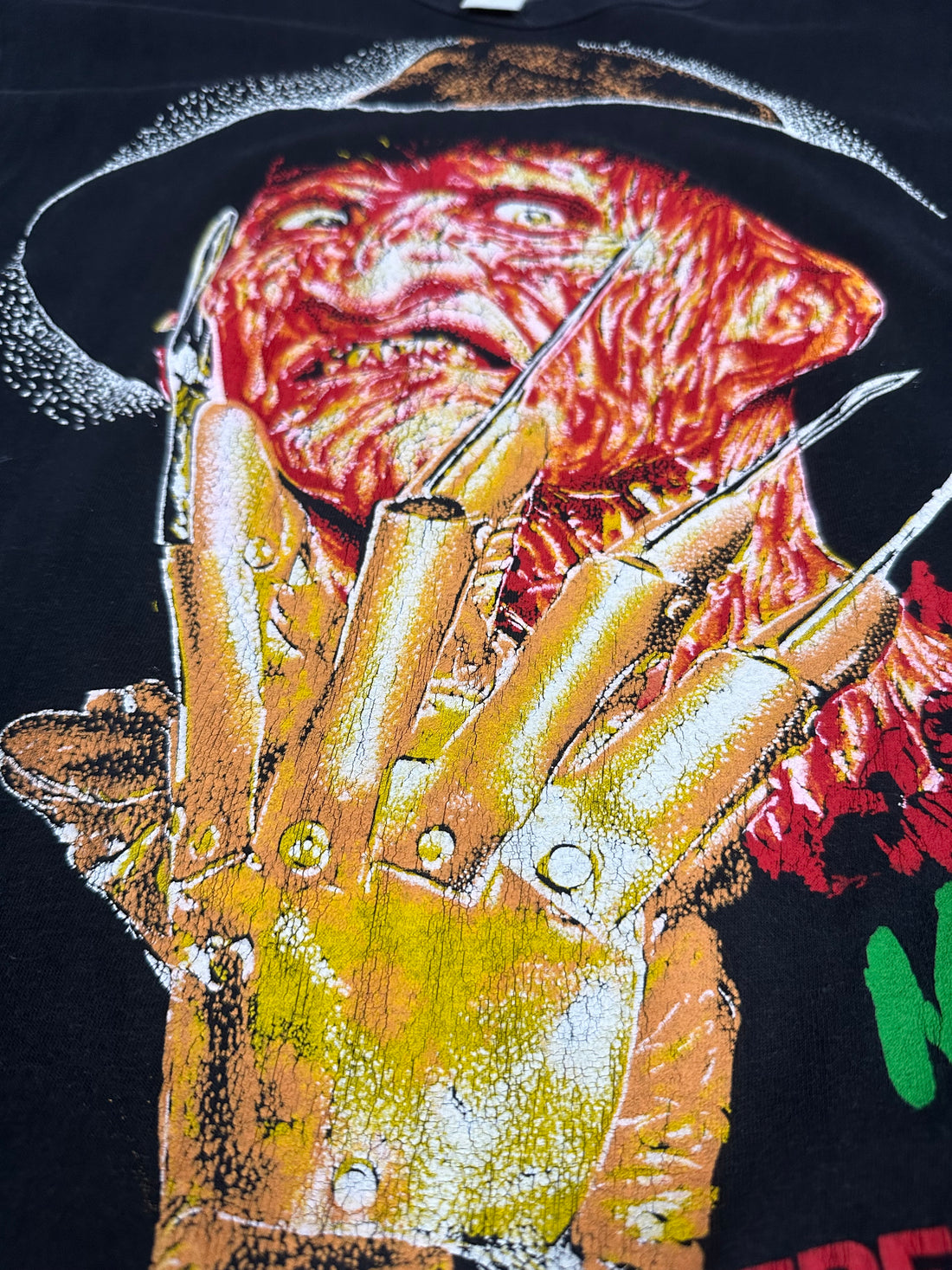 Vintage 1980s Freddy Krueger Horror T-Shirt