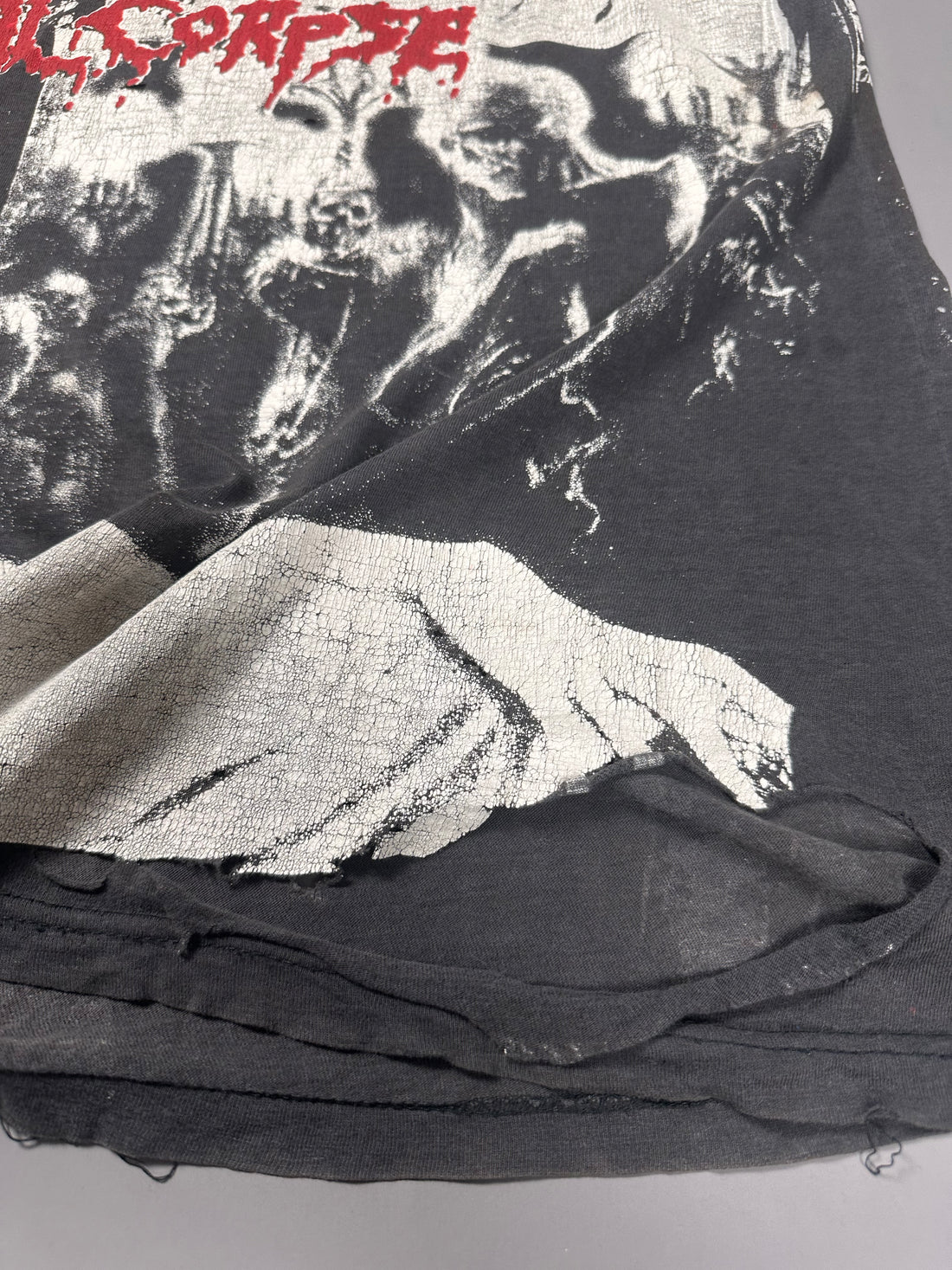 1993年ヴィンテージ カンニバル・コープス オールオーバープリントTシャツ