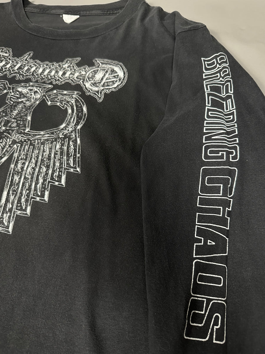 ヴィンテージ 1992 エントゥームド ブリーディング カオス ロングスリーブ