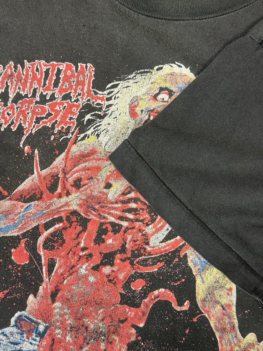 ヴィンテージ 1992 カンニバル・コープス ユーロツアー Tシャツ