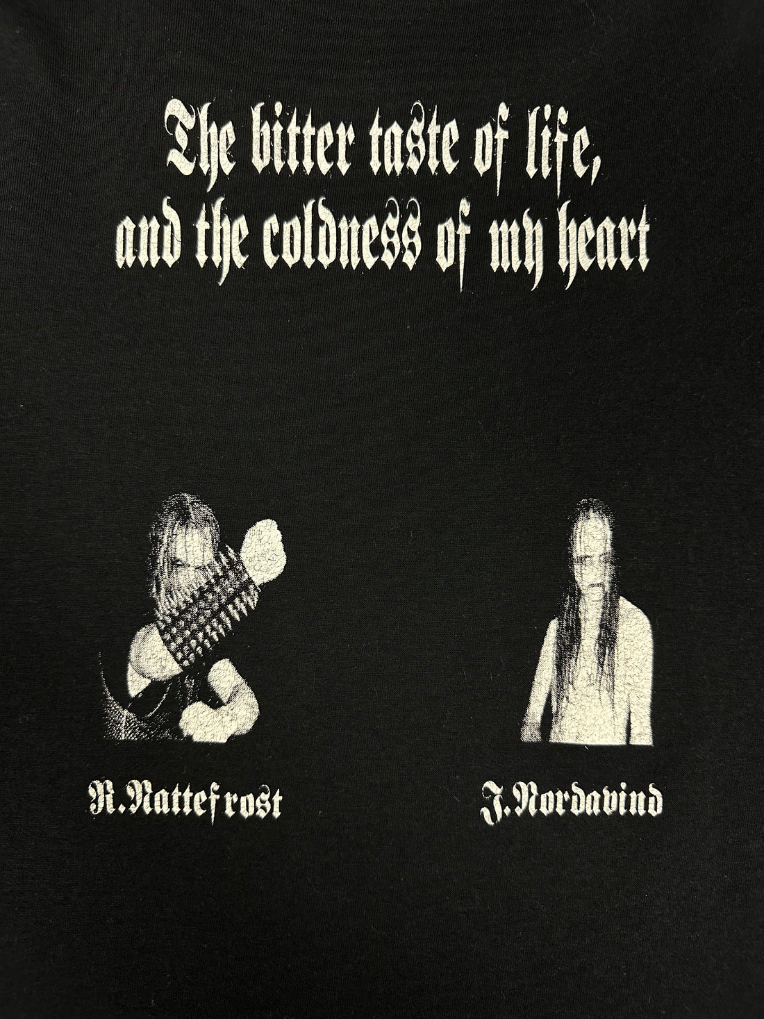 カルパティアフォレスト 1999 ブラックシャイニングレザー ヴィンテージTシャツ