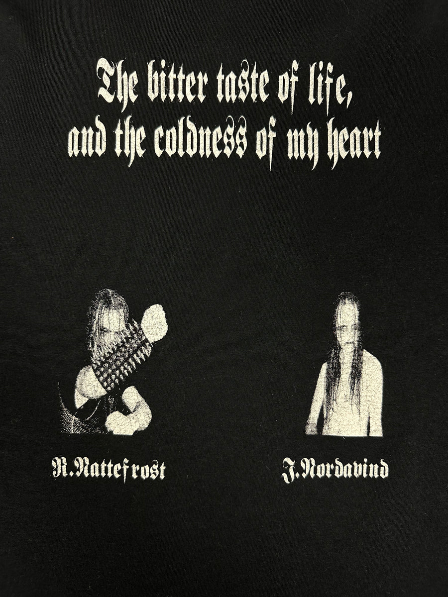 カルパティアフォレスト 1999 ブラックシャイニングレザー ヴィンテージTシャツ