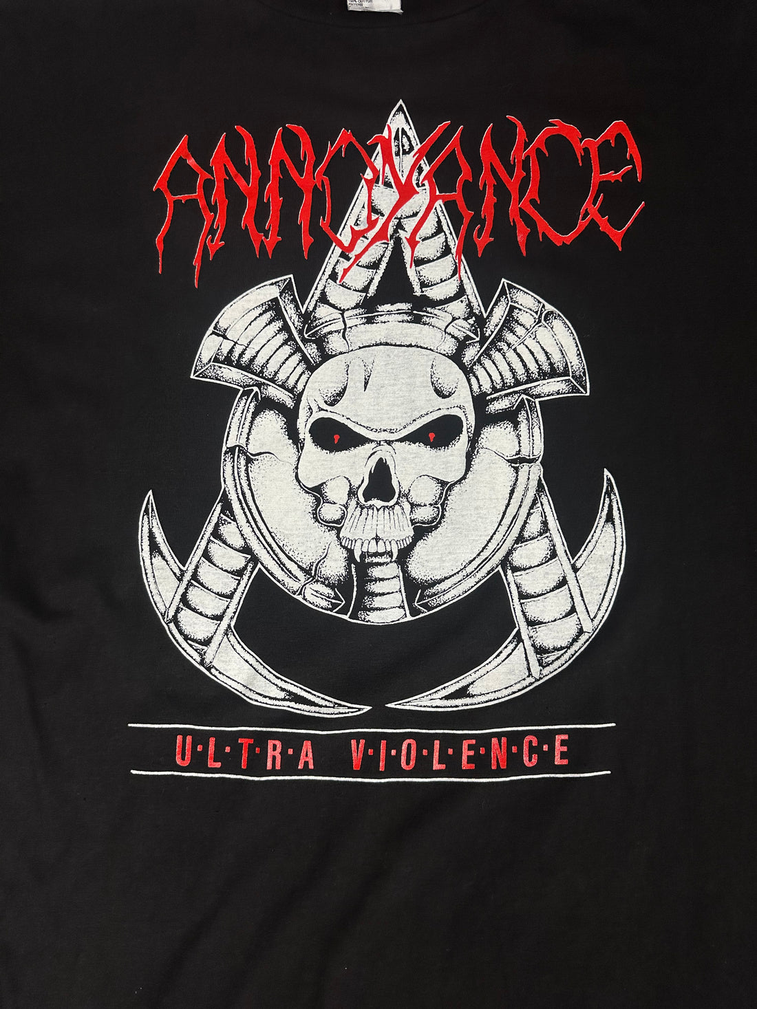 1993年ヴィンテージ アノイアンス ウルトラバイオレンス Tシャツ