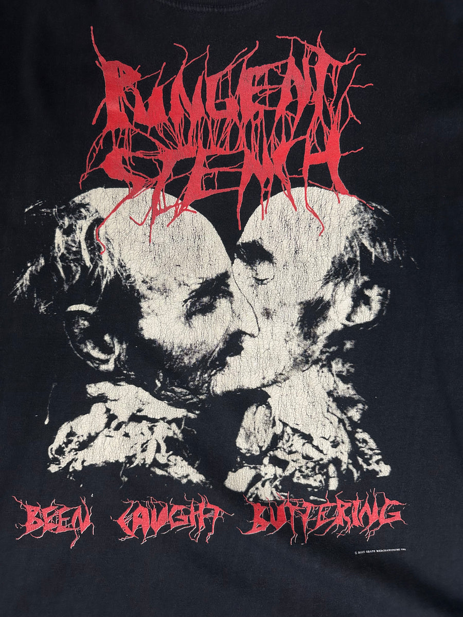 1992年ヴィンテージ「Pungent Stench Been Caught Buttering」Tシャツ