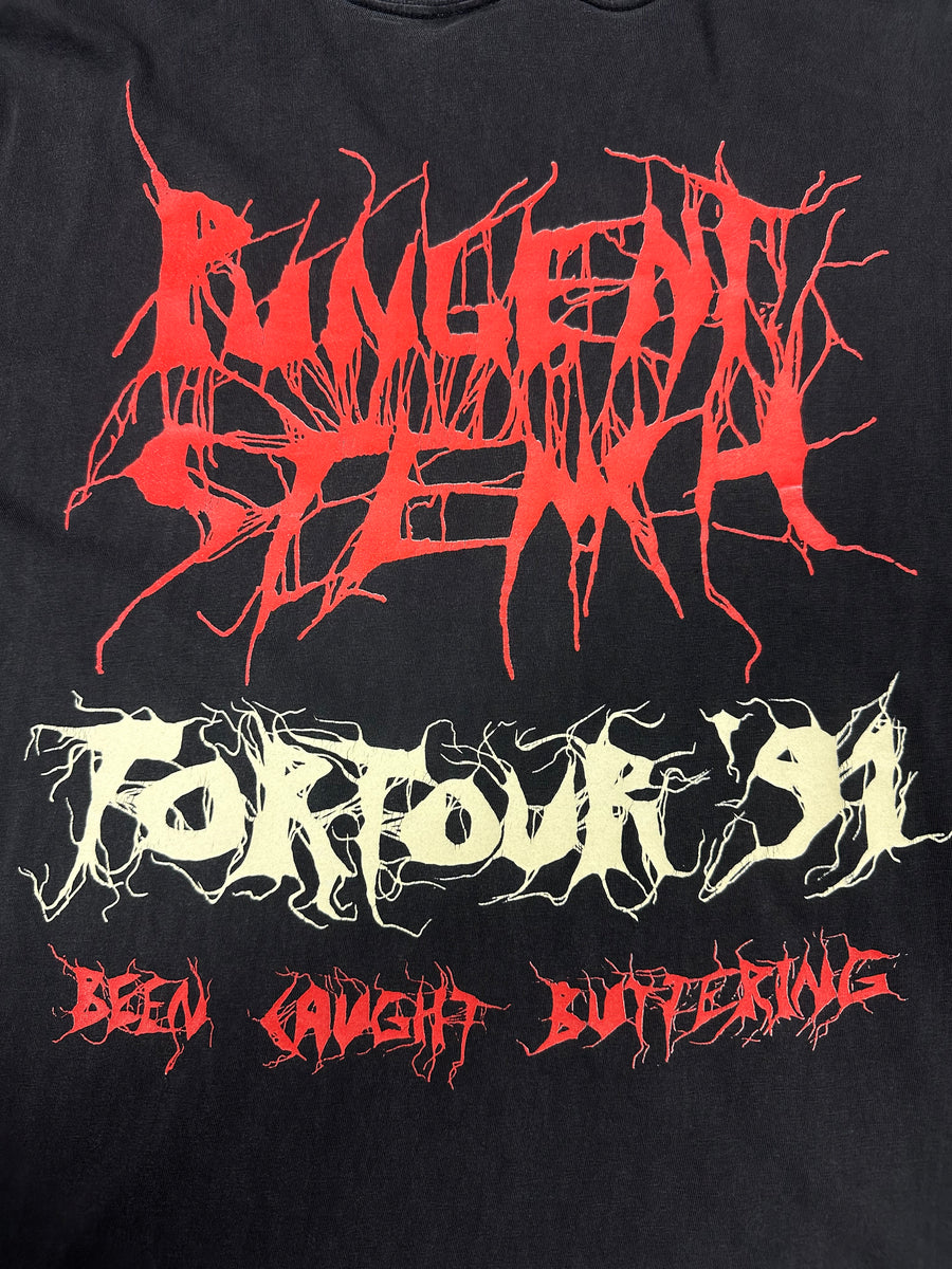1991年 バターを塗っているところを目撃されたという強烈な悪臭のヴィンテージTシャツ