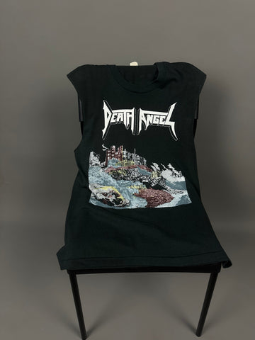 ヴィンテージ 1987 デス・エンジェル ウルトラバイオレンス ツアー ノースリーブ Tシャツ
