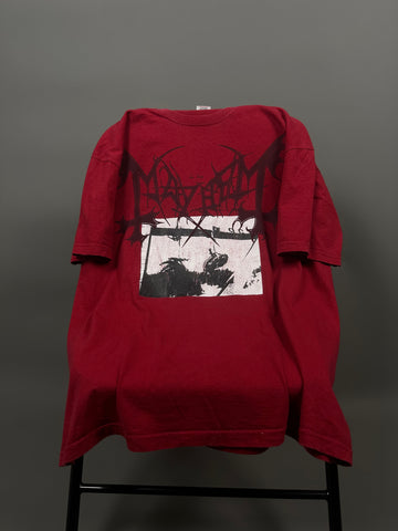 メイヘム 2007 デストレス ブラックメタル Tシャツ