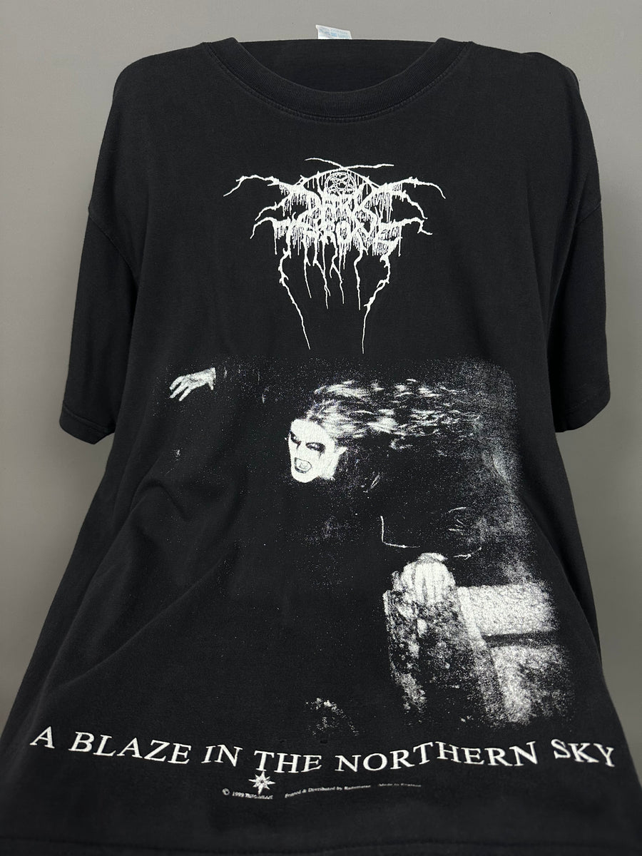 Vintage 1999 Darkthrone Blaze In The Northern Sky T-Shirt